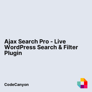Ajax Search Pro - Live WordPress Search & Filter Plugin