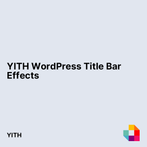 YITH WordPress Title Bar Effects