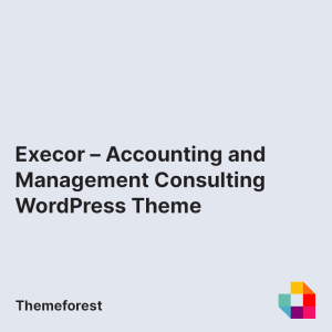 Execor – Accounting and Management Consulting WordPress Theme