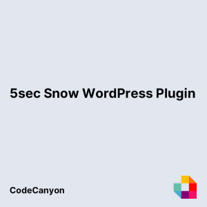 5sec Snow WordPress Plugin