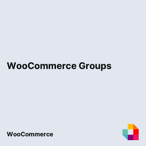 WooCommerce Groups