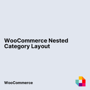 WooCommerce Nested Category Layout
