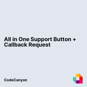 All in One Support Button + Callback Request