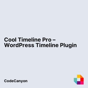 Cool Timeline Pro - WordPress Timeline Plugin