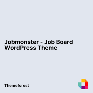 Jobmonster - Job Board WordPress Theme