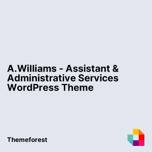 A.Williams - Assistant & Administrative Services WordPress Theme
