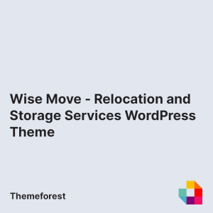 Wise Move - Relocation and Storage Services WordPress Theme