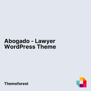 Abogado - Lawyer WordPress Theme