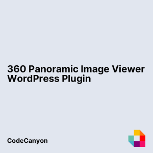 360 Panoramic Image Viewer - WordPress Plugin