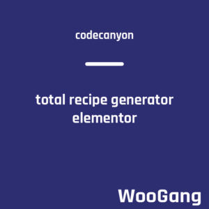 Total Recipe Generator for Elementor