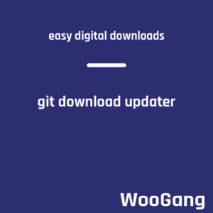 Easy Digital Downloads Git Download Updater
